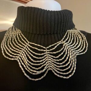 Vintage Silver Beaded Necklace